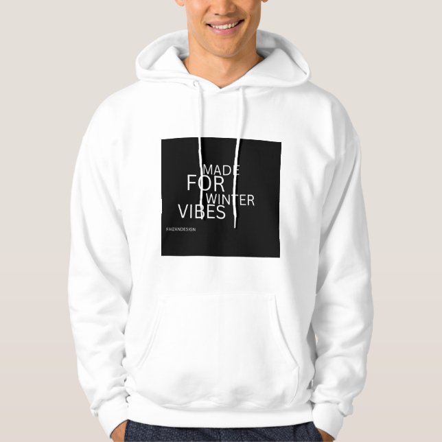 Hecho para Vibraciones de Invierno – Sudadera con  (Anverso)