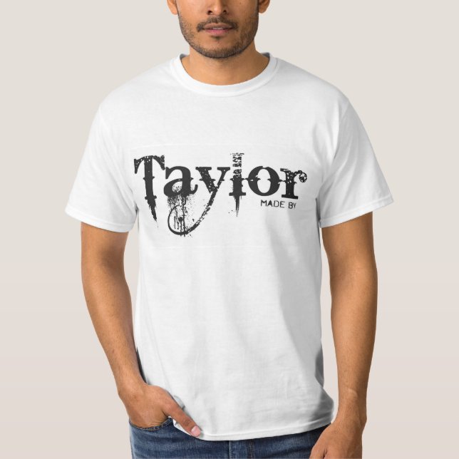 Hecho por Taylor que sangra la camiseta de los (Anverso)