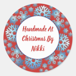 Hechos A Mano En Navidades Por Pegatinas