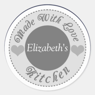 Hechos con Personalizado de amor Pegatinas de horn