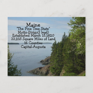 Hechos de la postal de Maine