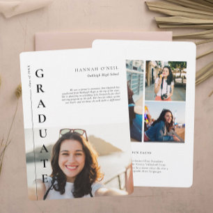 Hechos divertidos   Moderna Invitación de fotograf