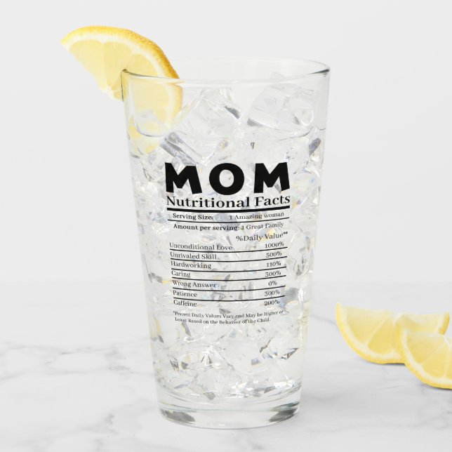 Hechos Nutricionales De Mamá (Anverso (hielo))