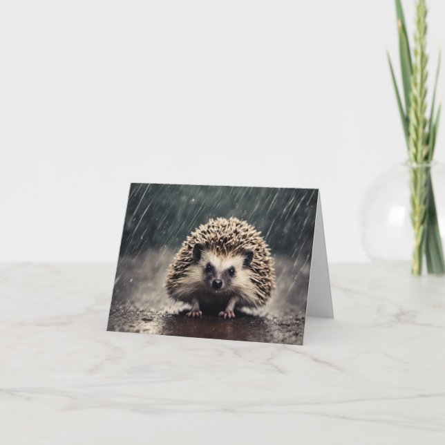Hedgehog En Lluvia (Anverso)