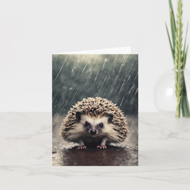 Hedgehog En Lluvia (Anverso)