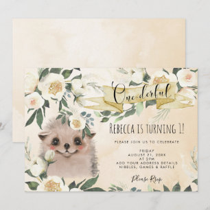hedgehog floral onemaravilloso 1ª invitación de cu