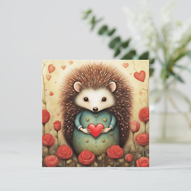 Hedgehog Love 2 (Anverso de pie)