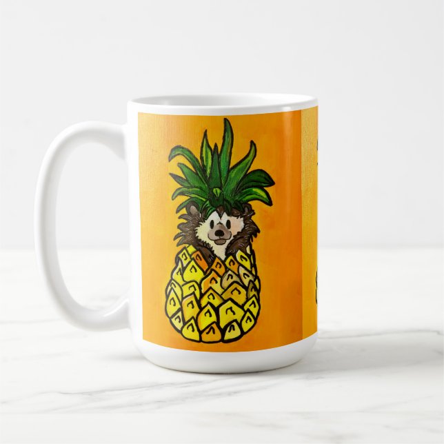 Hedgehog y la taza de café de piña (Izquierda)