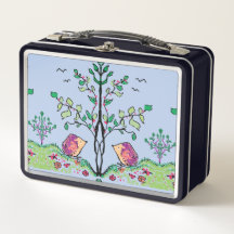 Hedgehogs en Sky Blue Lunch & Fun Box