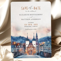Heidelberg Alemania Guardar la tarjeta de Boda de