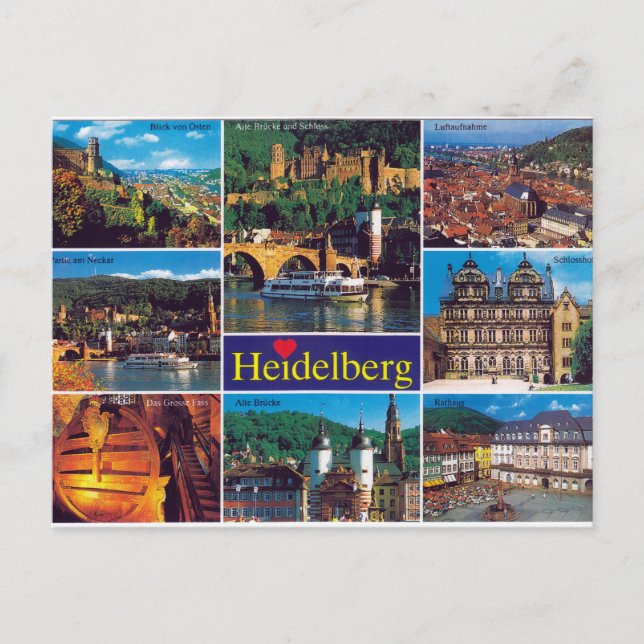Heildelberg - postal (Anverso)