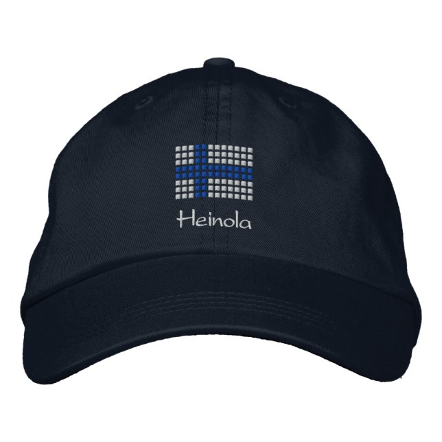 Heinola hattu - Gorra de la bandera finlandesa (Anverso)