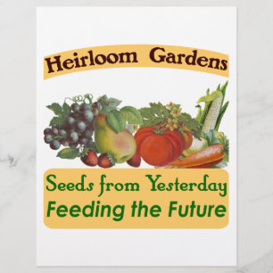 Heirloom Gardener Personalizado Flyer