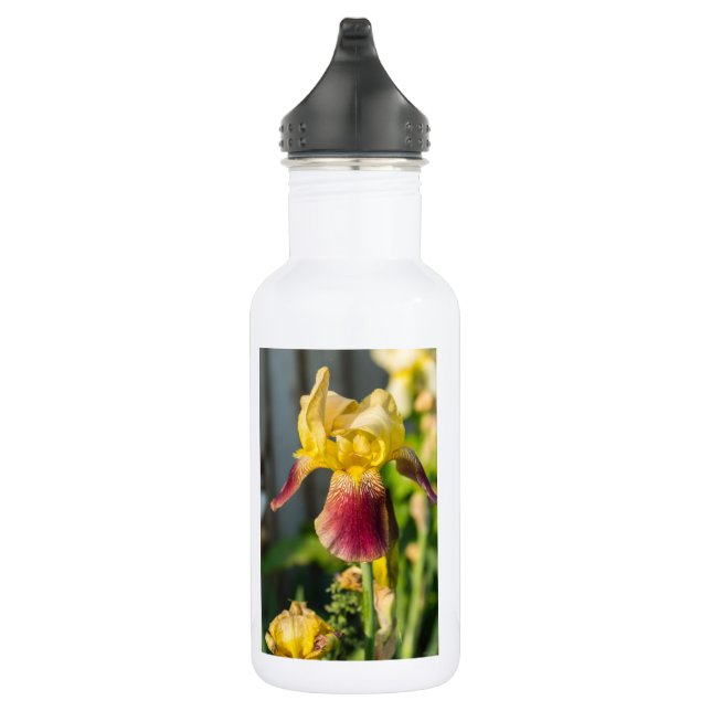 Heirloom Iris Botella de agua de acero inoxidable (Derecha)
