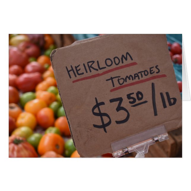 Heirloom Tomates Greenmarket Farmer's Market NYC (Anverso (Horizontal))