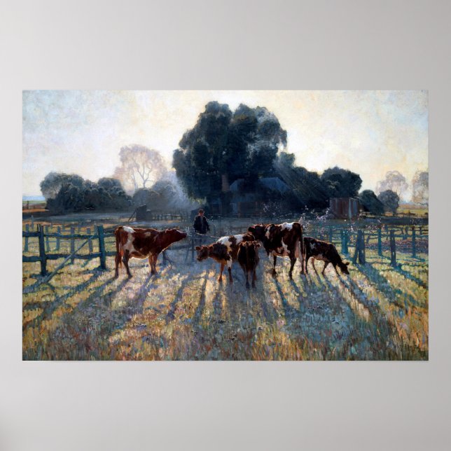 Helada de primavera Elioth Gruner 1919 Arte austra (Frente)