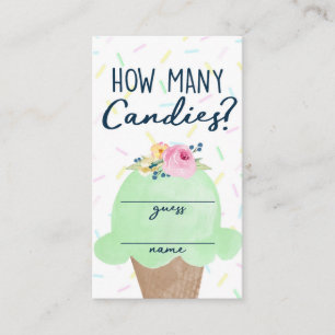 Helado Cream Cuántos Canales Adivinan Tarjetas