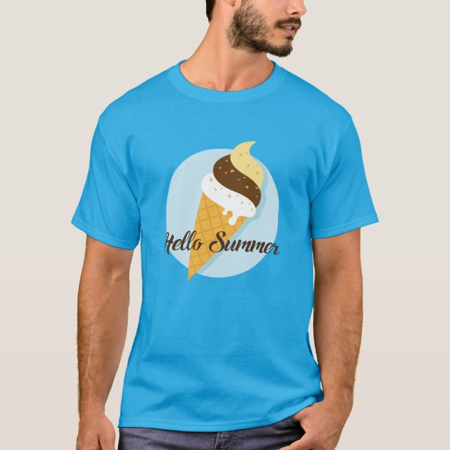 Helado Cream Hola camisetas y chaquetas (Anverso)