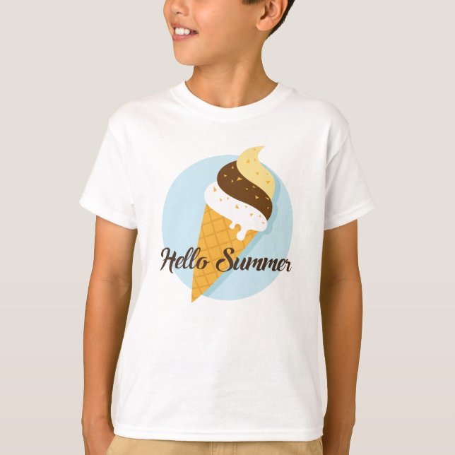 Helado Cream Hola camisetas y chaquetas (Anverso)