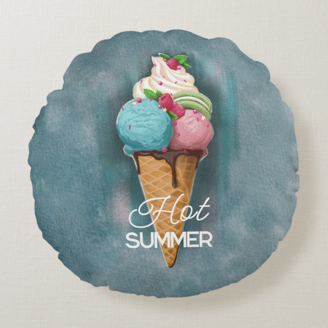 Helado de almohada redonda (Anverso)