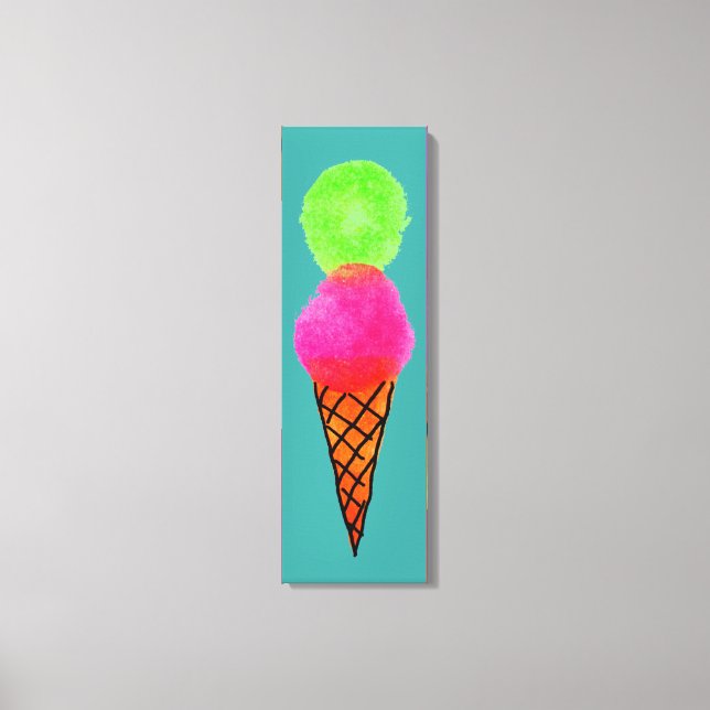 Helado de arte pop (Anverso)