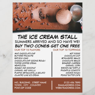 Helado de Chocolate, Publicidad de Heladería