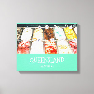 Helado de sorbet, Queensland Australia, impresión