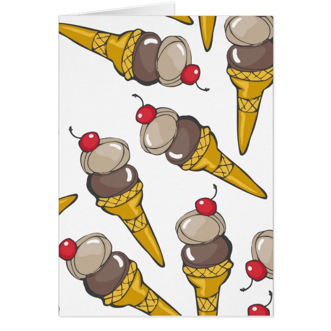 helado sucio del chocolate con la cereza (Frente)