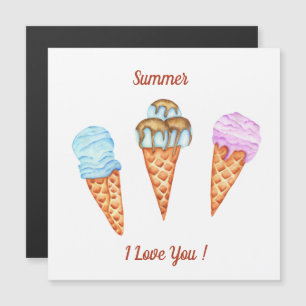 Helado te amo lindo verano