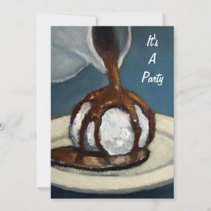 Helados y chocolate: Invitación a la fiesta:Arte
