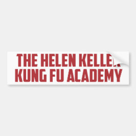 Helen Keller Kung Fu Academy Graciosa Pegatina De 