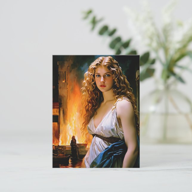 "Helen, la belleza de un espartano, el fuego de Tr (Anverso de pie)