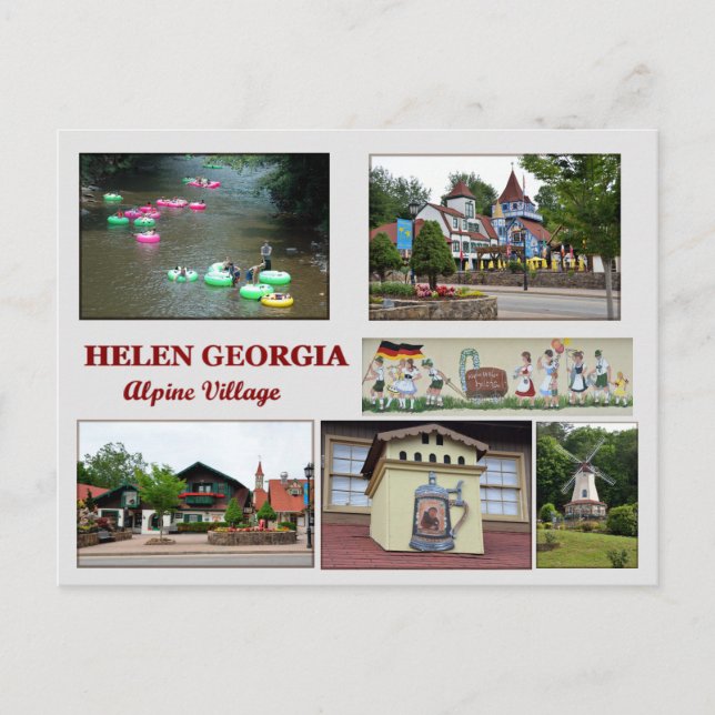 Helen, postal de Georgia (Anverso)