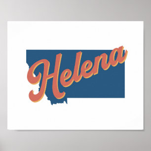 Helena, impresión estatal de Montana