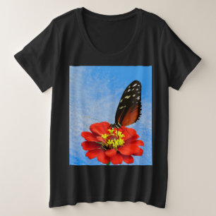 Heliconius odia a la mariposa en una camiseta de Z