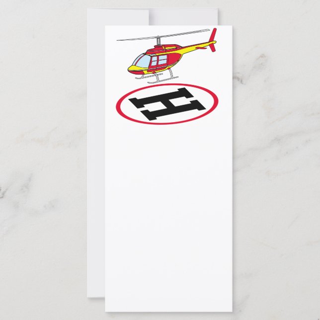 Helicóptero de aterrizaje (Anverso)