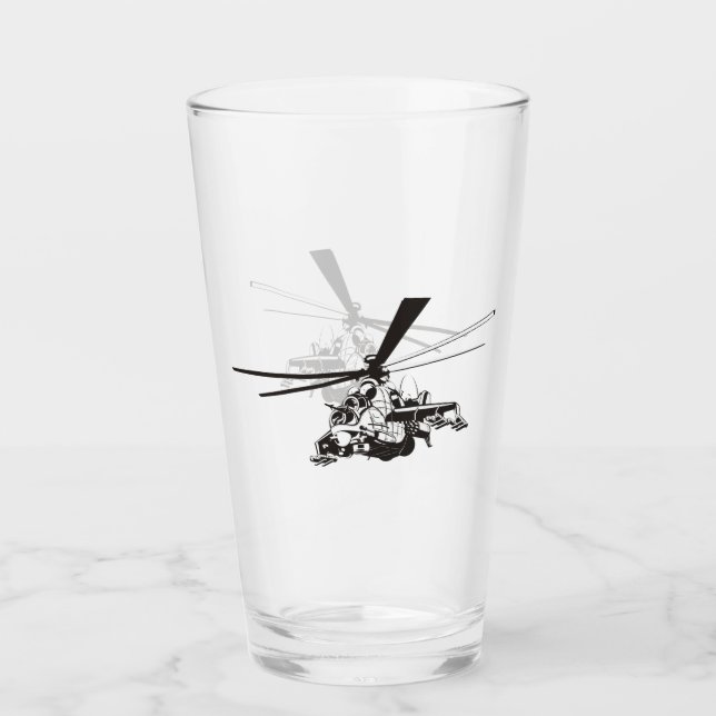 Helicóptero de dibujos animados "Hind" (Anverso)