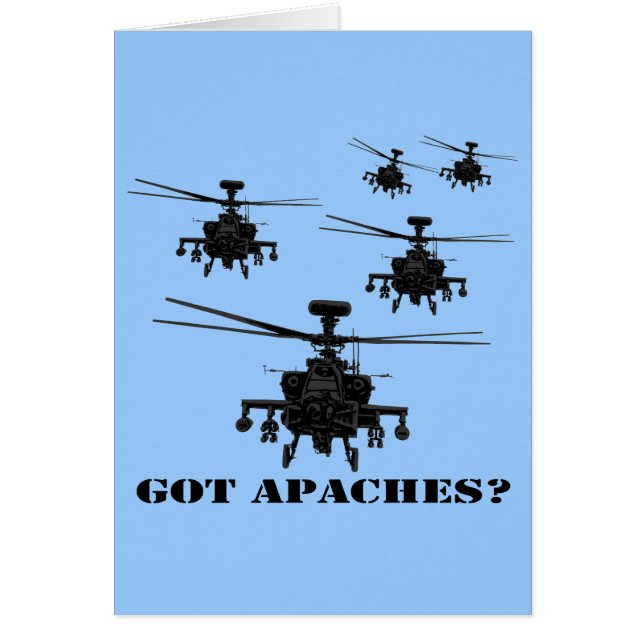 Helicóptero impresionante de Apache (Frente)