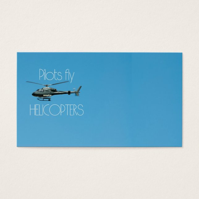 Helicópteros pilotos (Frente)