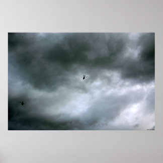 Helicópteros Poster/ impresión grande