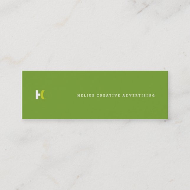 Helius creativo:: Tarjetas flacas del (Anverso)