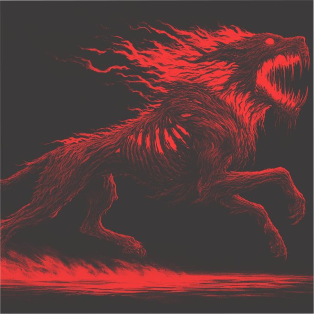 HELLHOUND | PEGATINA (Anverso)