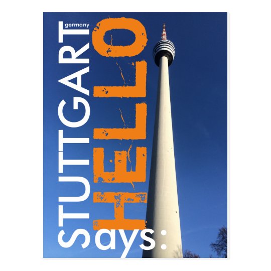 Hello de Stuttgart 2.0 says Postal