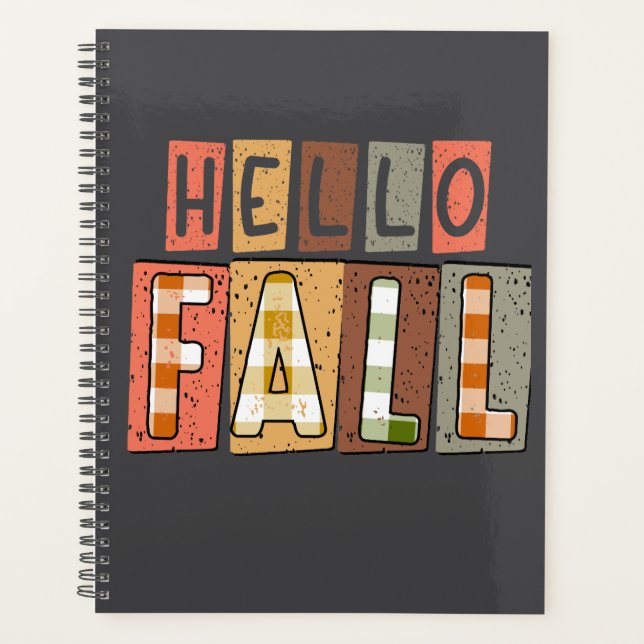 Hello Fall Agenda Design (Anverso)