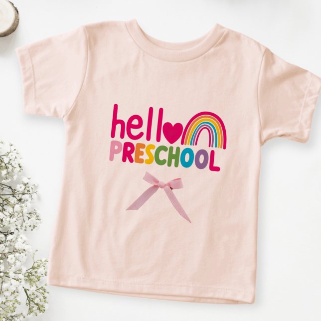 Hello Preschool T-shirt - Preschool T-shirts (Subido por el creador)