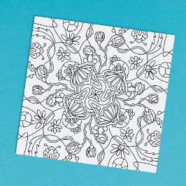 Hello Spring: Colorea tu propia flor