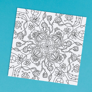 Hello Spring: Colorea tu propia flor