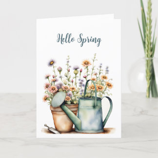Hello Spring - Tarjeta de agradecimiento