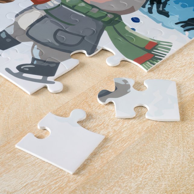 Hello Winter Puzzle with oversized pieces  (Lado)