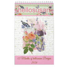 hellosusan diseña calendario de 12 meses 2026